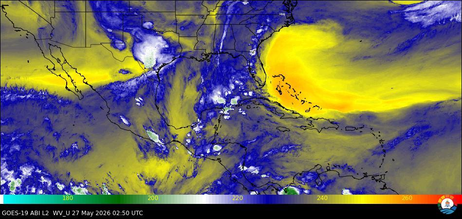 High Level Water Vapor