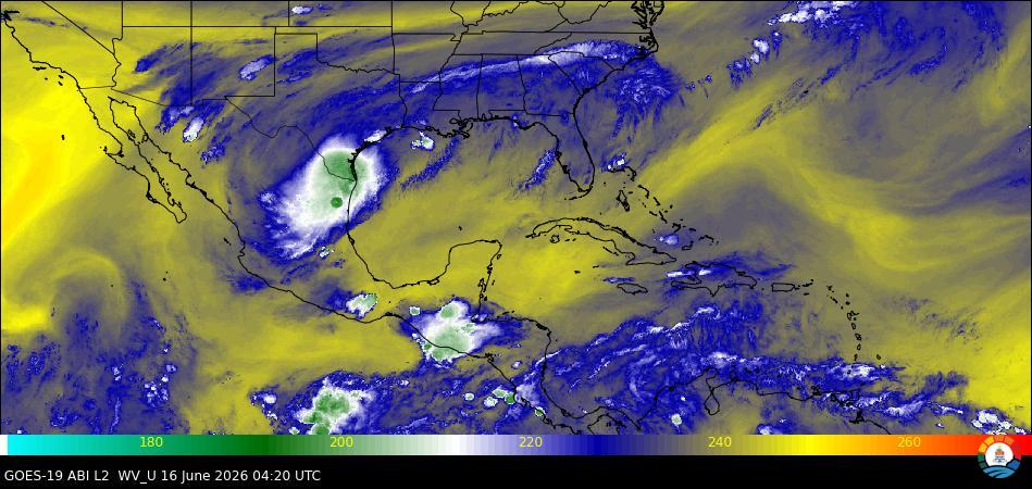 High Level Water Vapor